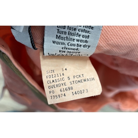 CK Calvin Klein VTG 90s Classic Women's Fit Tapered Leg  Women's Size 14 - Picture 6 of 6